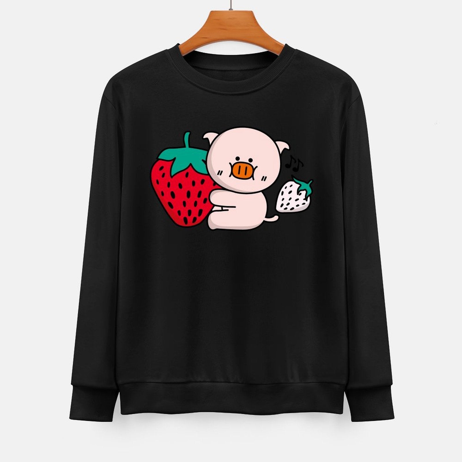 Front Patterned Long Sleeve TopEasy-Care Promotional